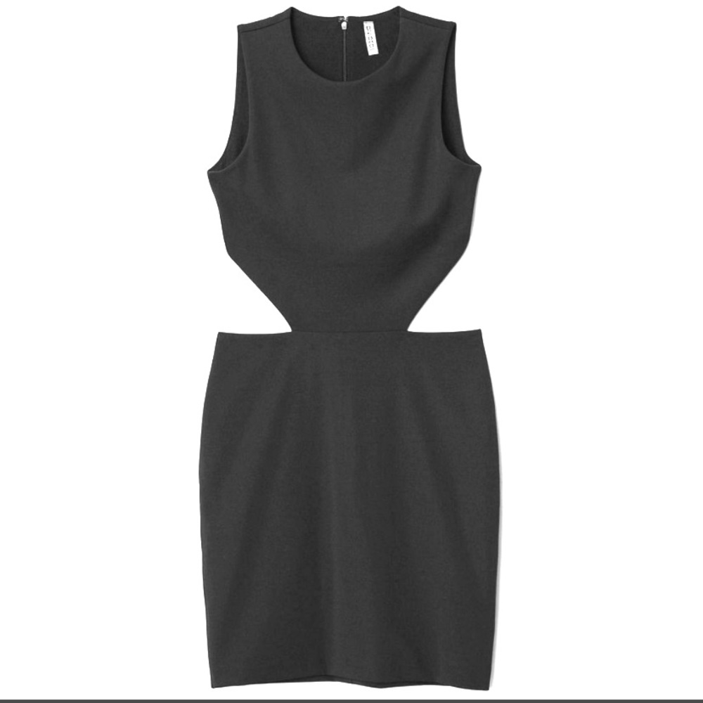 ⭐️SALE⭐️ H&M Divided Cutout Black Bodycon Dress